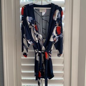 JUST wrap/kimono style blouse